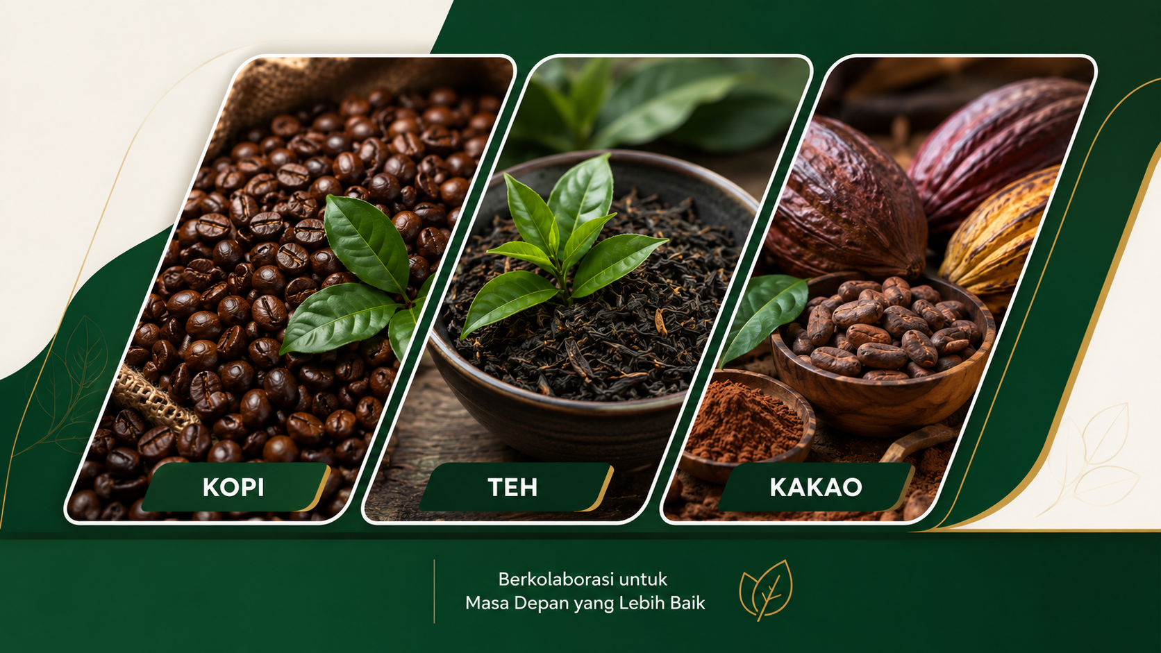Kopi, teh, dan kakao